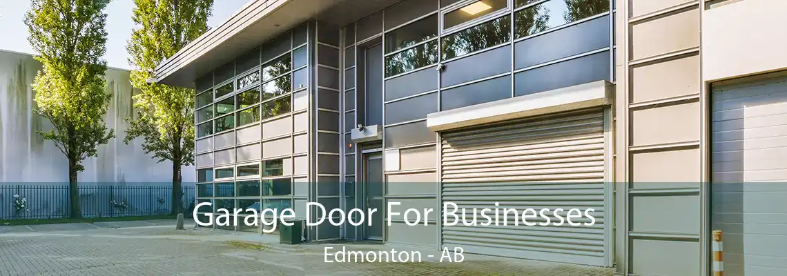 Garage Door For Businesses Edmonton - AB