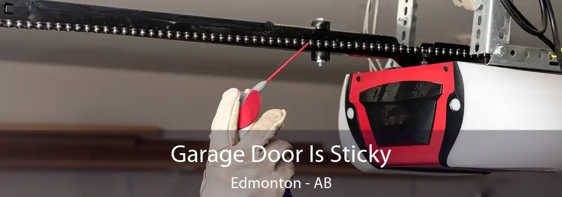Garage Door Is Sticky Edmonton - AB