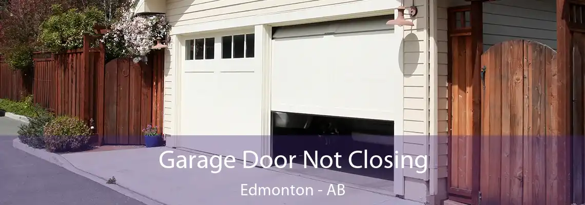 Garage Door Not Closing Edmonton - AB