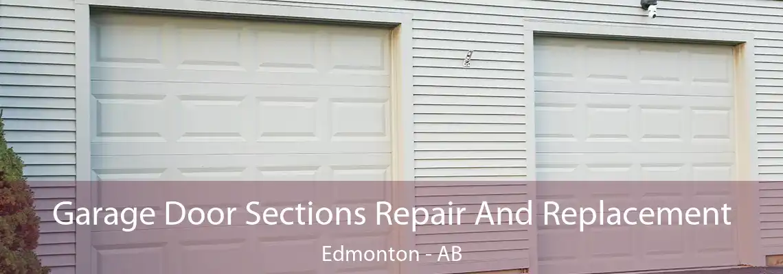 Garage Door Sections Repair And Replacement Edmonton - AB