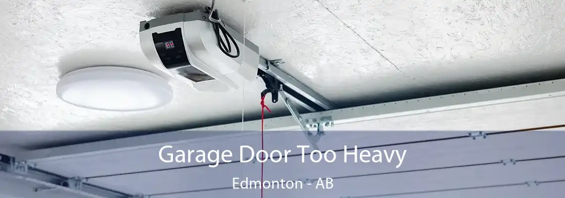  Garage Door Too Heavy Edmonton - AB