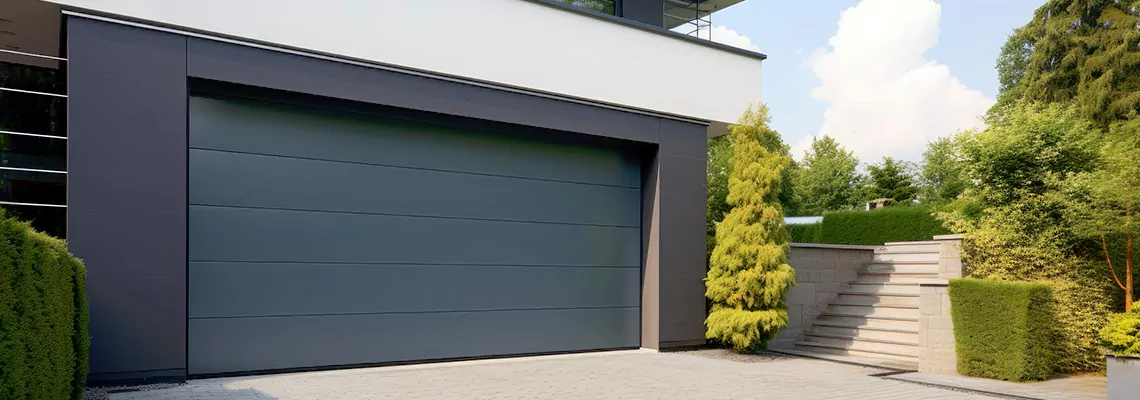 Haas Galvanized Steel Garage Door in Edmonton, AB