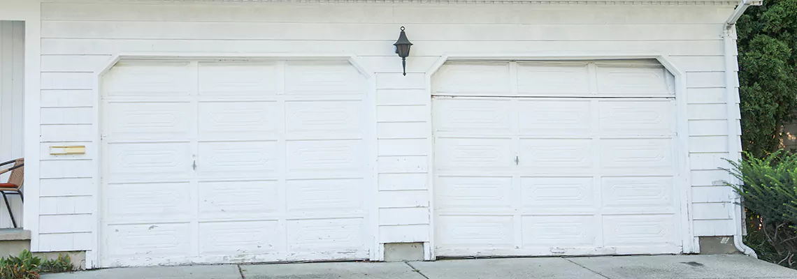 Roller Garage Door Dropped Down Replacement in Edmonton, AB