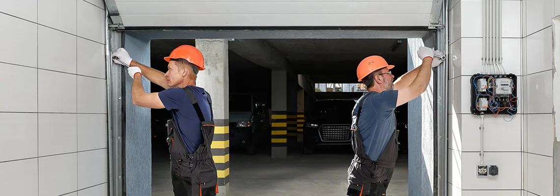 Wooden Garage Door Frame Repair in Edmonton, Alberta
