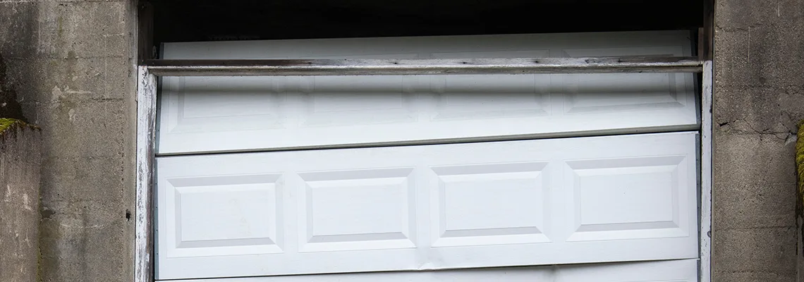 Fallen Commercial Garage Door Repair in Edmonton, Alberta